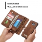 PU Leder Multifunktion Hülle + Brieftasche für Samsung Galaxy S7